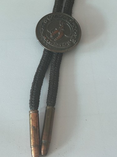 Vintage 1975 Calgary Stampede Bolo Metal Bullets On Tips Rodeo Cowboy Western  - Picture 1 of 7