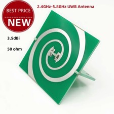 UWB 2.4G-5.8G Antenna RF Spiral Right-handed Circular Polarized Antenna 3.5dBi