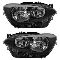 Halogen Scheinwerfer Set Links & Rechts Hauptscheinwerfer H7/ H7 FüR BMW 1Er