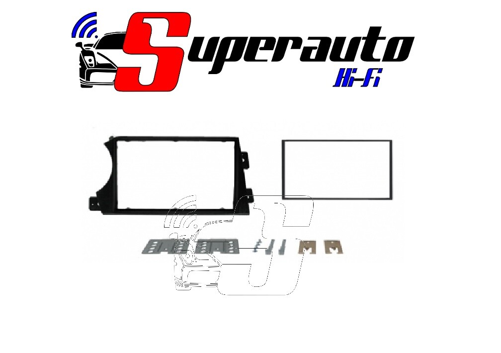 Mascherina 2DIN Phonocar 03638 per Ssangyong Actyon e Kyron II - Originale
