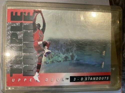1993-94 Upper Deck - Triple Double 3-D Standouts #TD2 - Michael Jordan