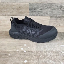 Keen Arvada Shift Womens Work Shoes Sz 8 Black Lace-Up Composite Toe Sneaker