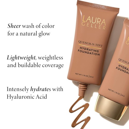 Natural Glow Lightweight Makeup with Hyaluronic Acid for Dry Skin - 1.76 fl oz - Picture 5 of 11