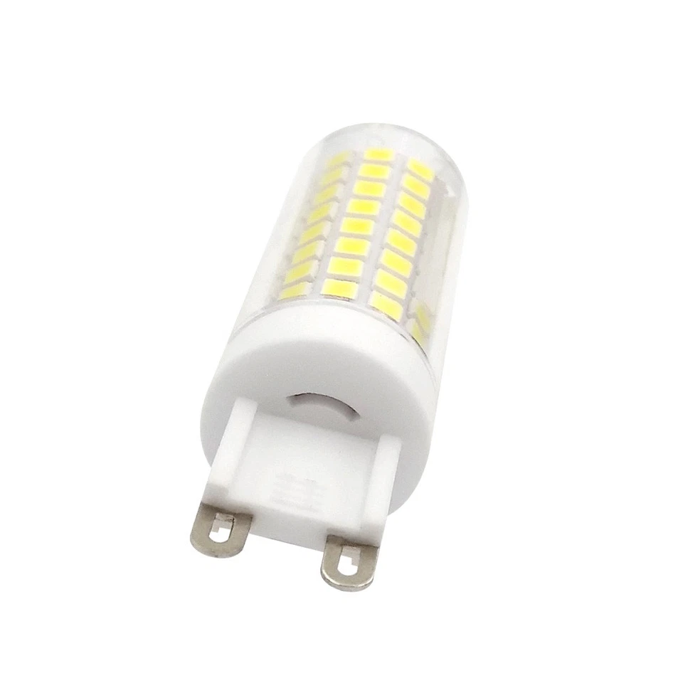 6pcs G9 Base Led Light Bulb 102-2835SMD LED 9W 110V 120V Ceramics Light White H - Image 4 of 4