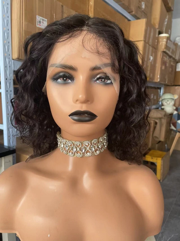 12A 16 дюймов 13 x 4 x 1 T кружевной парик бразильский воды волна волос парики 100% человеческих волос парик - Изображение 2 из 4