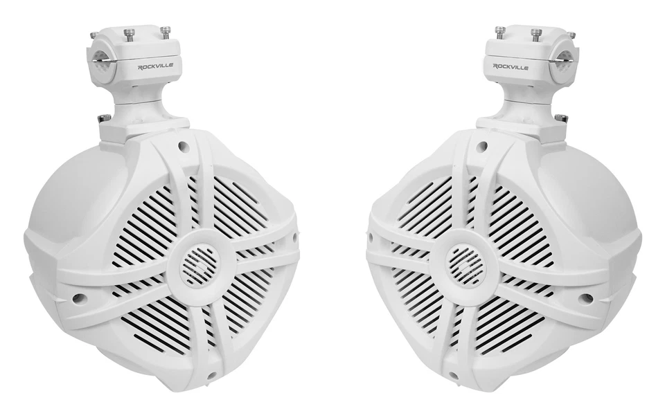 MB QUART GMR-1.5W Marine Bluetooth Receiver USB/Aux+(2) Rockville Tower Speakers - Image 3 of 4