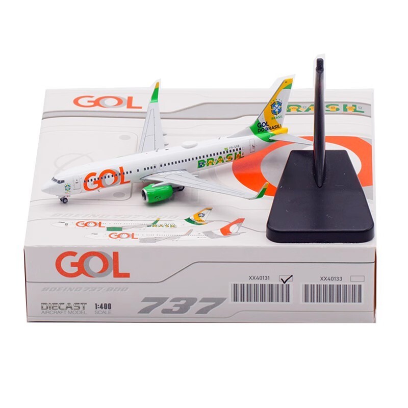 1:400 JC Wings GOL Linhas Aereas Boeing B737-800 Diecast