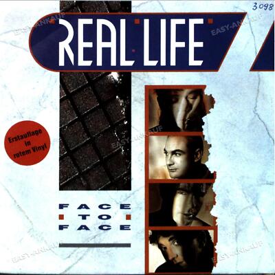 Real Life - Face To Face 7in Coloured Vinyl (VG+/VG+) '