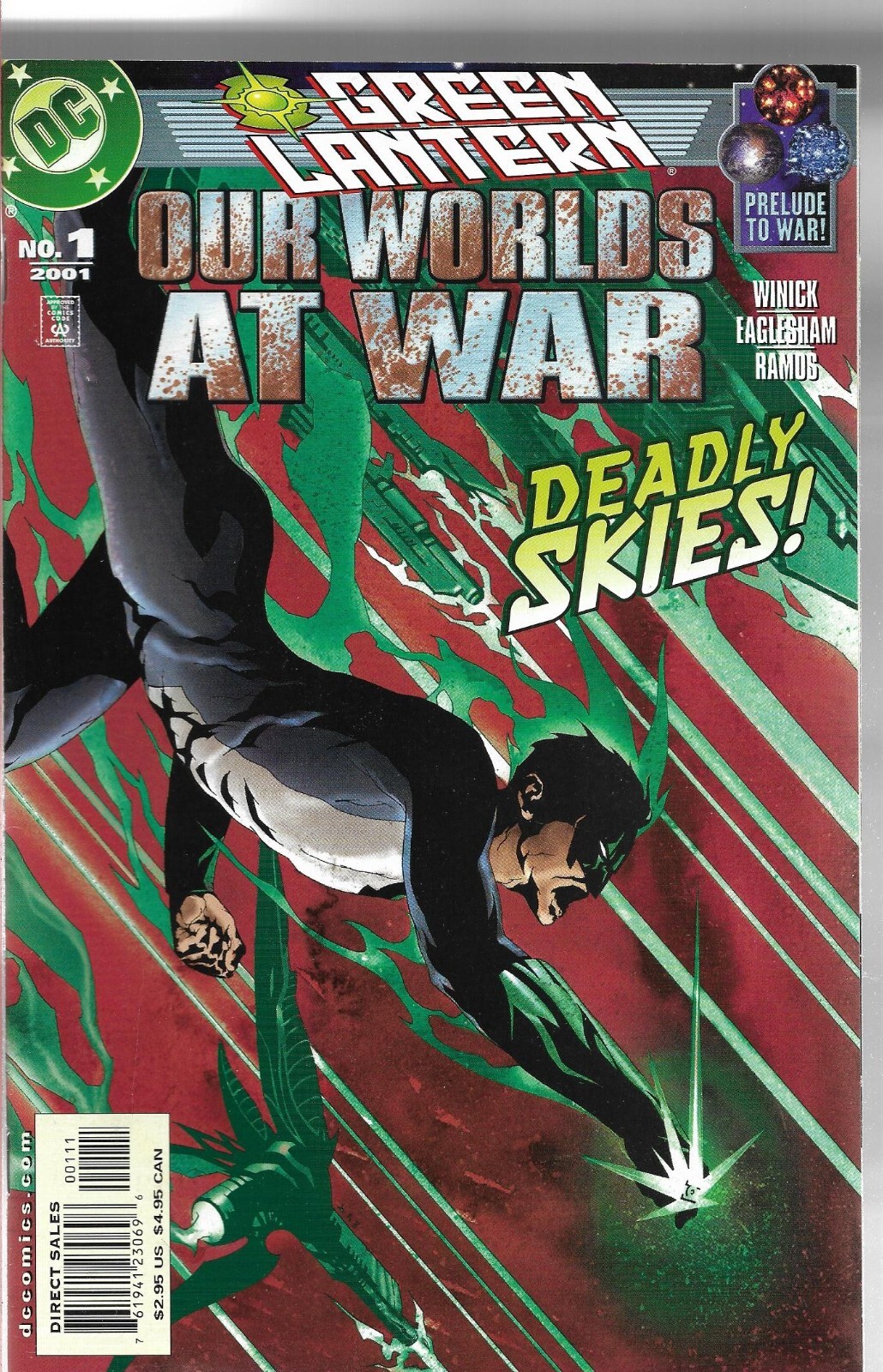 GREEN LANTERN OUR WORLDS AT WAR (2001) #1 - Back Issue