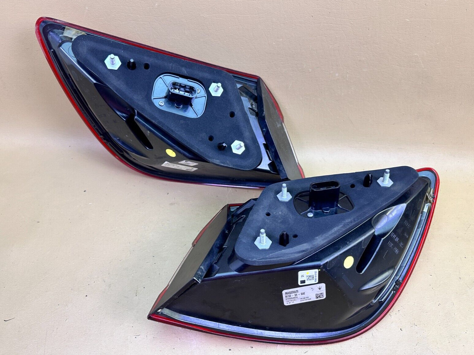 2014-2017 MASERATI QUATTROPORTE LEFT LH & RIGHT RH SIDE OUTER TAIL LIGHT SET OEM