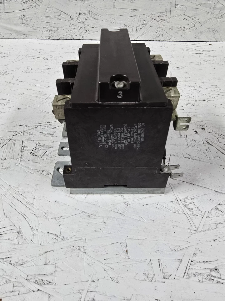Nuevo Cutler Hammer 9560H1564A 120V-AC bobina 3ph 3p 480v 375a amp contactor Foto 4 de 4