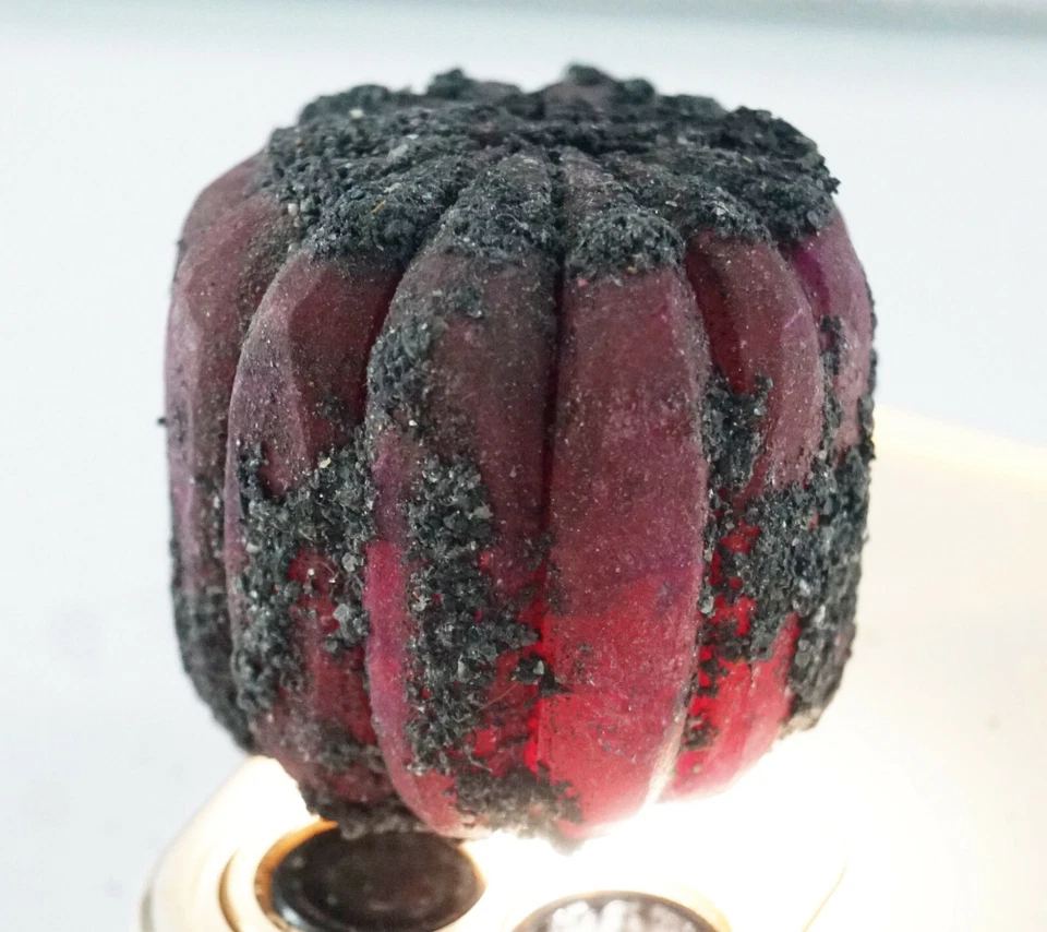 EGL Certified 249 Ct Natural Melon Cut pakistani Red Ruby Rough Loose Gemstone - Image 2 of 4