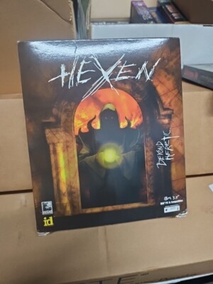 1996 Hexen PC Game id Software Floppy Disc