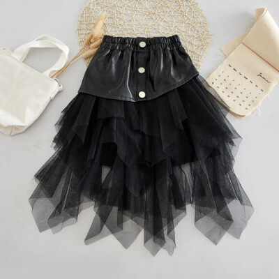 ZXTGBQ 2 Pezzi Gonna Tutu Donna, Classico Elastico 3 Strati Tulle Tutu, per Feste in Maschera Costumi di Halloween Danza (Nero