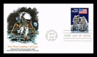 Dr Jim Stamps FDC $2.40 Priority Mail 20th Anniversary of Moon Landing Fleetwood