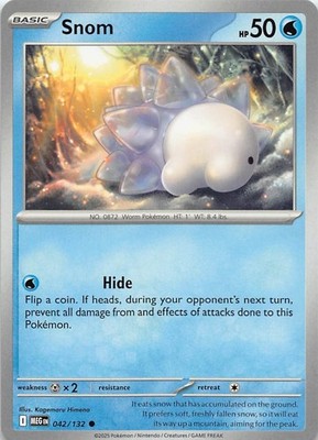 Snom MEG 042/132 Common Non Holo Pokemon TCG