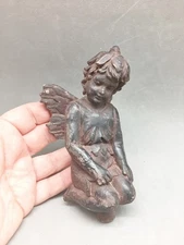 Fairy Girl Furniture Finial Pegged Bottom 5" tall Composition Salvaged Garden