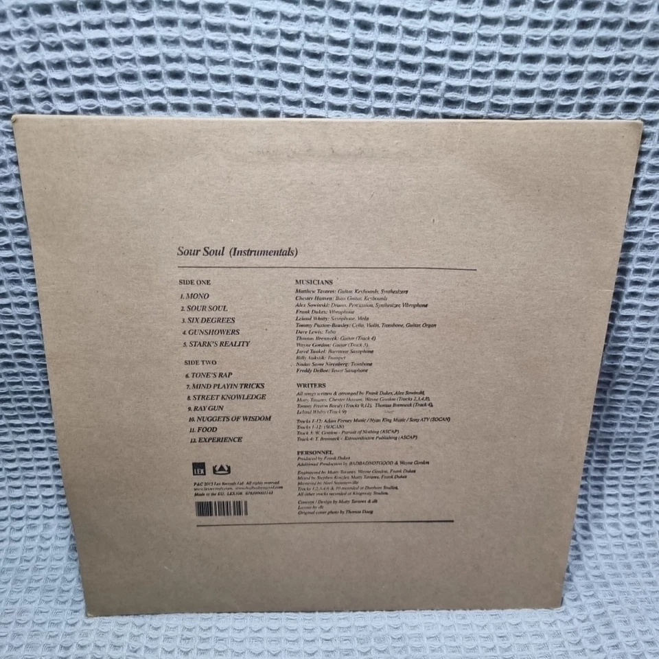 BadBadNotGood & Ghostface Killah – Sour Soul (Instrumentals) LEX108 Vinyl 2015 - Image 2 of 4