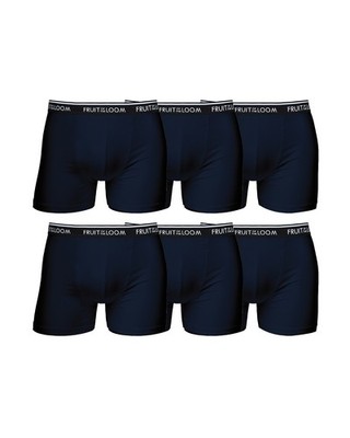 6-er SPARPACK Fruit of the Loom Boxershorts,  dunkelblau oder schwarz M-L-XL-XXL