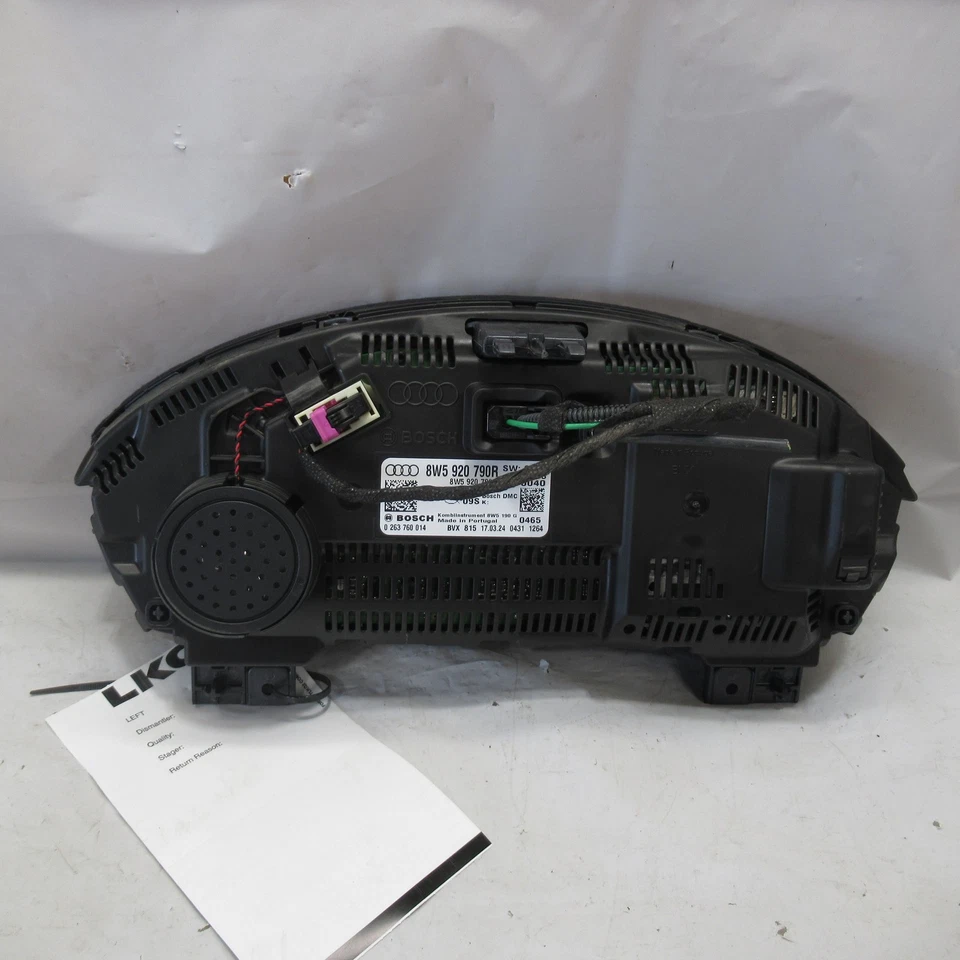 2024 奥迪 A5 速度表 Speedo Cluster 9 英里原始设备制造商 — 第 2/3 张图片