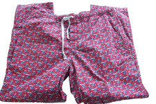 Vineyard Vines Whale Red Sleep Lounge Pajama Pants Cotton Spandex Men's XL