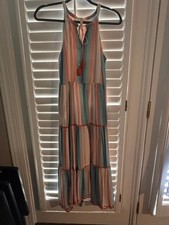Matilda Jane "Lets Go Together" Sleeveless Striped Maxi Dress