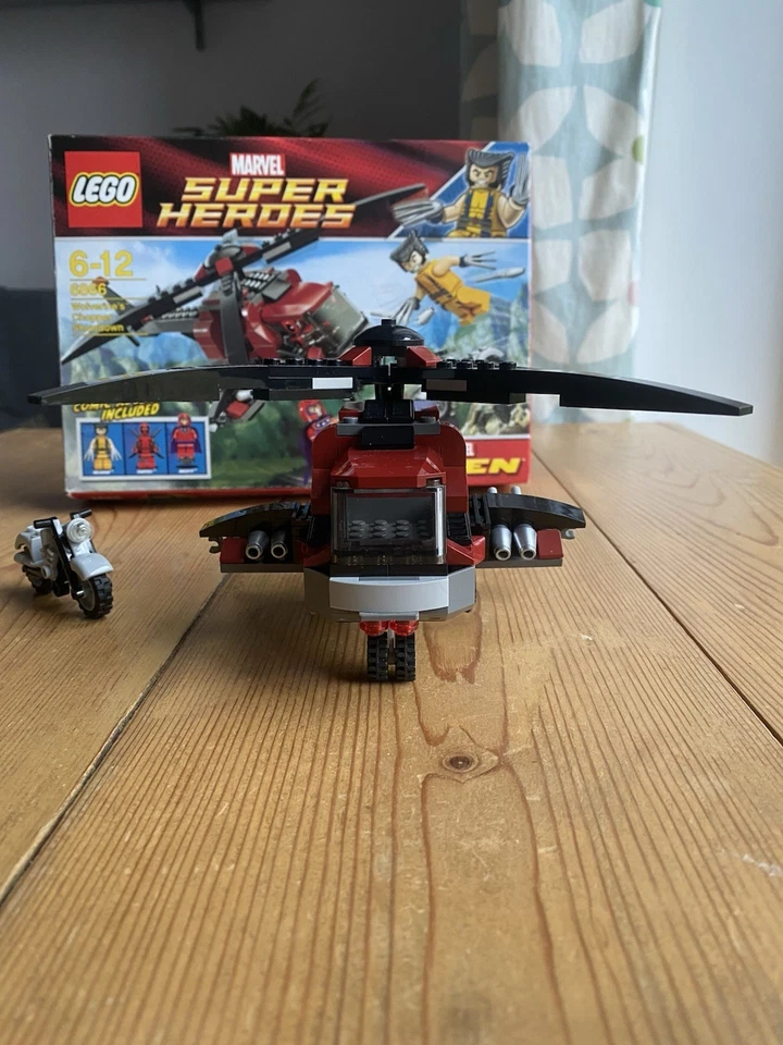 LEGO X-Men WOLVERINE CHOPPER SHOWDOWN (6866) Marvel Scatola Istruzioni Completa - Immagine 3 di 4