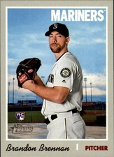 2019 Topps Heritage High Number - Brandon Brennan #672 (RC)