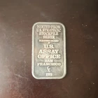 U.S. Assay Office San Francisco 1981 1 Troy Ounce Silver Bar .999 Fine