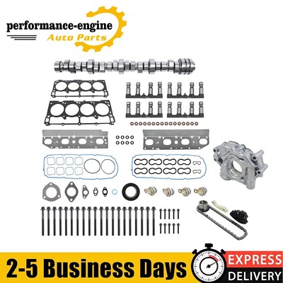 Non MDS Lifters Kit Camshaft For 2009-2016 Dodge Ram 1500 5.7L hemi +Oil Pump