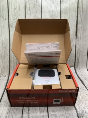 Honeywell iPCAM-WO Color IP  Wireless Outdoor Security Camera White