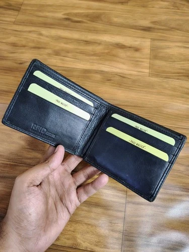 Men's Genuine Leather Bifold Wallet RFID Blocking Xmas Gift SaleOpens in a new window or tab