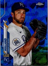 2020 Topps Chrome Update Greg Holland #U-246 Blue Sapphire