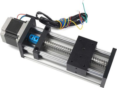 EBX1605 300Mm / 11.81'' CNC Linear Stage Actuator, Double Optical Axis Linear Sli