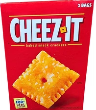 Cheez-It Cheddar Crackers Made with 100% Real Cheese 48oz (2 24 OZ bags)