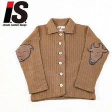 Issey Miyake Women Top 1989 Is Wool Cardigan Tsumori Chisato Limited Edition VHT