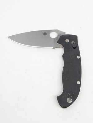 Spyderco Manix 2 XL G-10 Black Pocket Knife CPM S30V Plain Edge C101GP2 USA Made