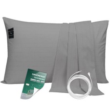 Grounding Pillowcase King with 10 Silver Fiber Conductive Grounding Pillow C...
