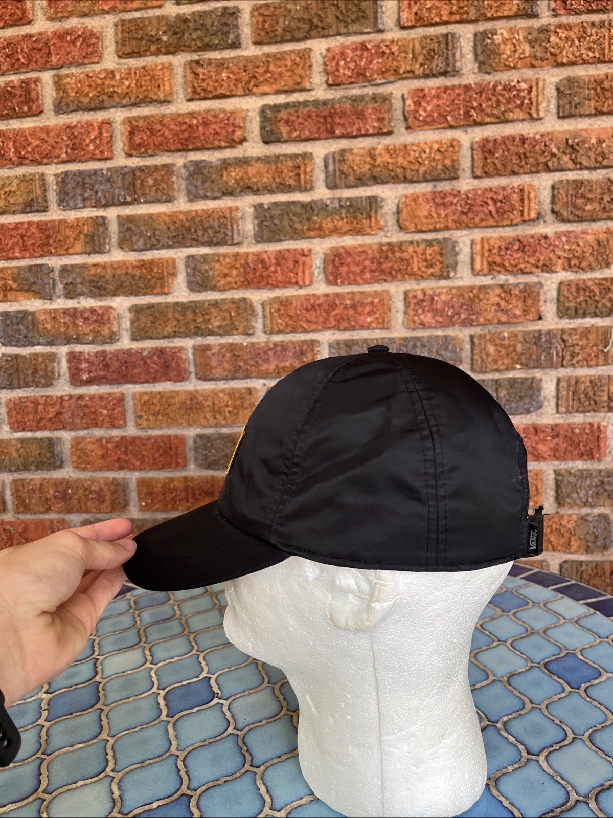 Vans Adjustable Black Strap back Adjustable Hat - image 4