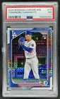 2024 Bowman Chrome Yoshinobu Yamamoto Mega Box RC Refractor #73 Dodgers PSA 7