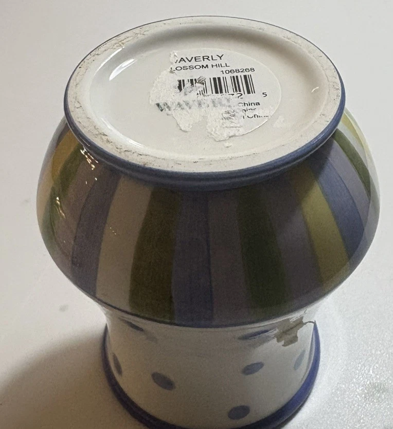 Cesta de residuos Waverly Blossom Hill lunares nueva Foto 2 de 3