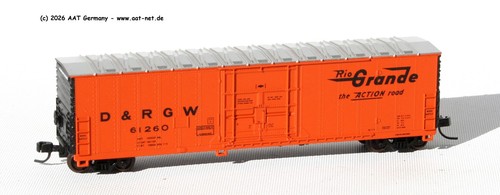 Atlas N 50001356 - 50´ FGE Boxcar Denver & Rio Grande #61260; aga NEW, ohne OVP | Condition: Gebraucht