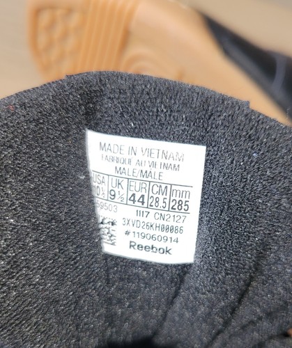 Herren Reebok Sneaker Schwarz Größe 44 - Bild 8 von 9
