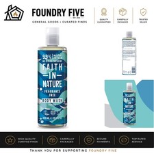 Natural Fragrance-Free Body Wash 400ml -  & Cruelty-Free for Sensitive Skin