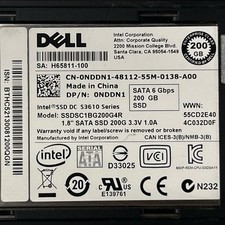 Dell Internal Hard Disk Drives 200 GB Storage Capacity for sale