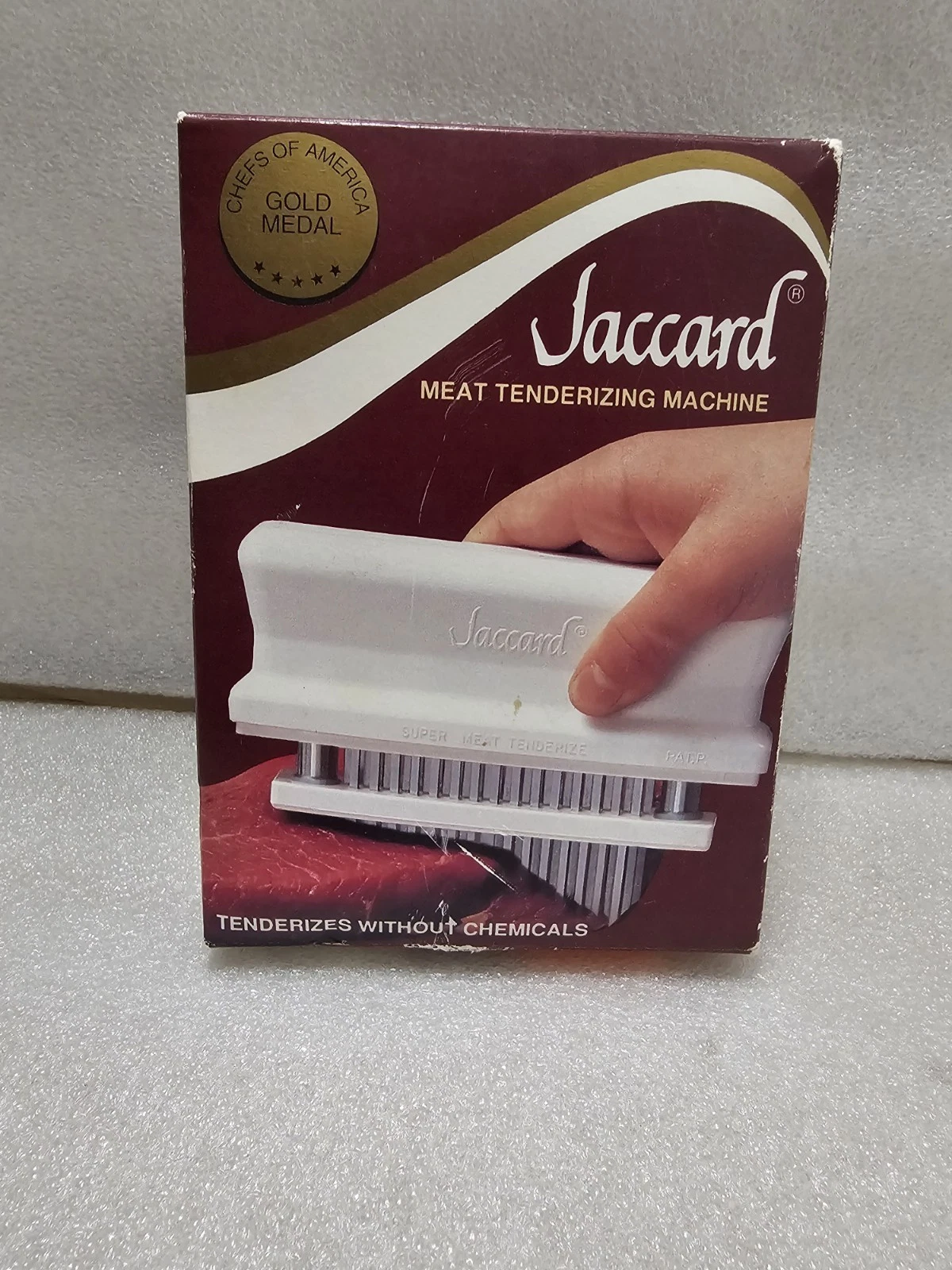 VTG Jaccard Super 48 Blade Meat Tenderizing Machine White New Old Stock W/Manual
Opens in a new wind