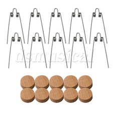 20 Pcs Trumpet Spit Valve  Slide Water Key Spring for Trombone Part