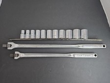 2 Craftsman 12 Breaker Bars 15 And 18 And Socket Set 2 Craftsman 12 Breaker Bars 15 And 18 And Socket Set