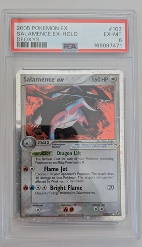 Salamence ex graded PSA 6 for sale on eBay