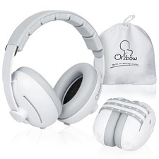2-in-1 Baby Ear Muffs Noise Protection, Noise Cancelling Headphones for White